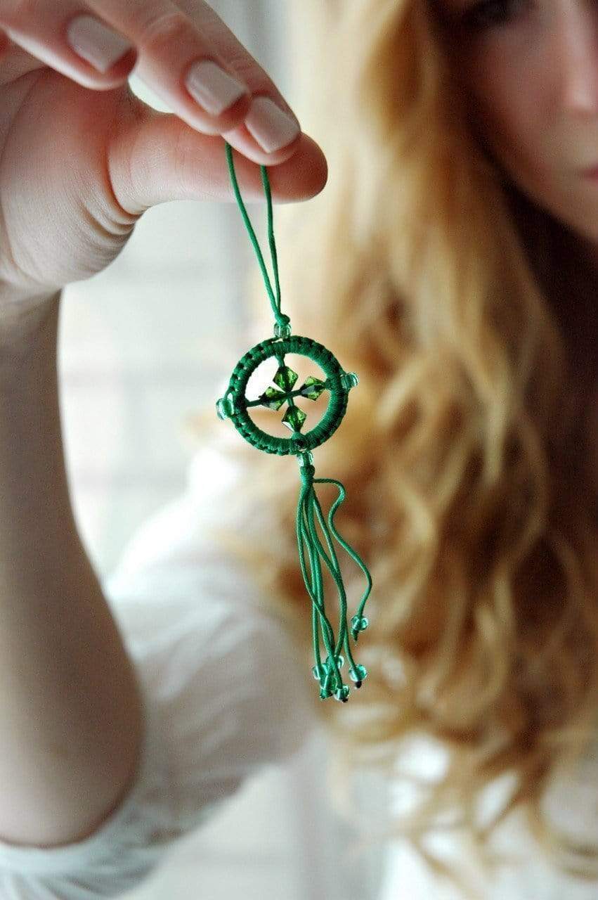 Handmade Crystal Mala Beads - 108 Prayer Beads for Meditation, Yoga & Spiritual Healing | Buddhist Prayer Necklace & Car Mirror Charm for Protection & Positive Energy