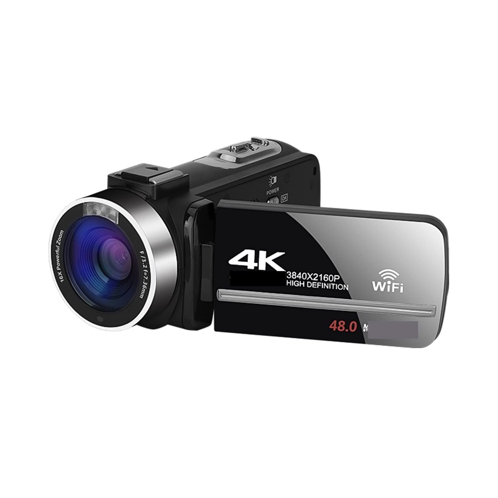 BODORME 4K Digital Video Camera - 48MP HD Webcam with 32GB SD Card, 2-Pack for Vlogging, Time-Lapse Photography & Live Streaming (Blue) - Perfect for YouTube, TikTok & Home Security Monitoring