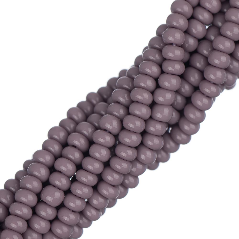 11/0 Czech Seed Beads #34924 Opaque Mauve - 6 Strand Hank for Jewelry Making, Beading Crafts and DIY Projects