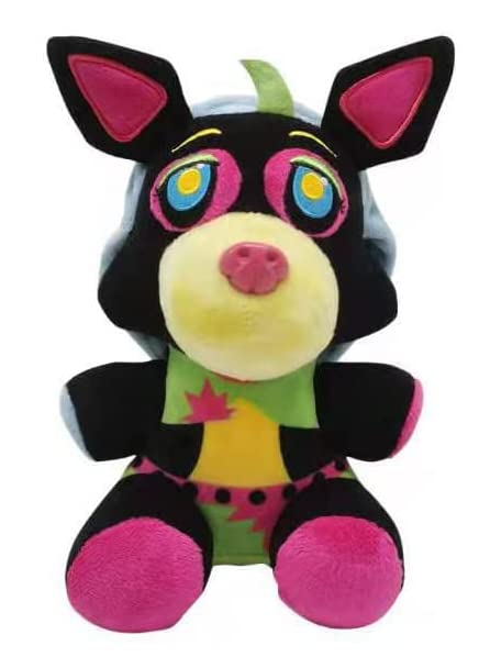 2022 Newest Black FNAF Plush Toys - Security Breach Collectible Plush Dolls (7 Inch) - Vannie, Glamrock, Montgomery Gator & Roxanne Wolf - Perfect for Gaming Fans, Birthday Gifts & Anime Decor
