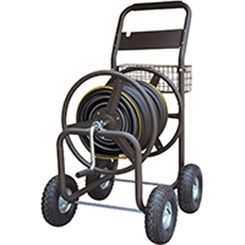 400 FT Heavy Duty Garden Hose Reel Cart - Retractable Water Hose Storage with Wheels for Easy Mobility | Perfect for Lawn Care, Gardening, and Outdoor Watering