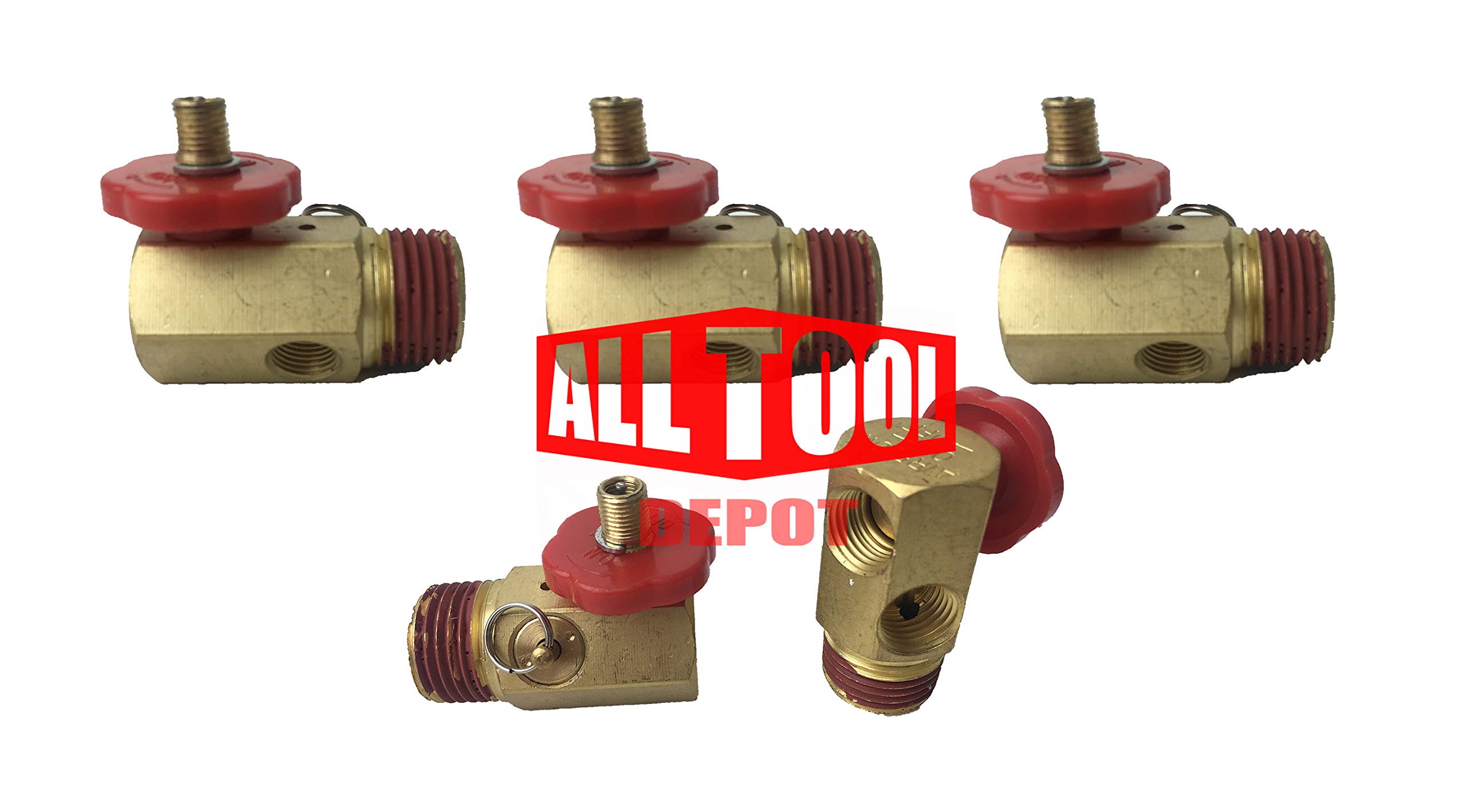 Portable Air Compressor Tank Manifold with Safety Valve - Heavy Duty for Pneumatic Tools, Inflating Tires, and DIY Projects