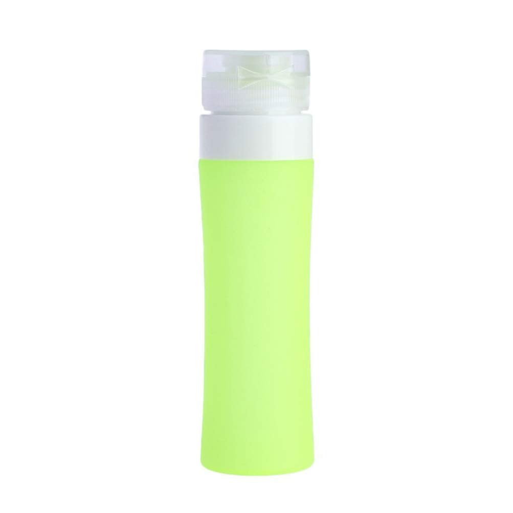 DECHOUS Silicone Travel Bottles for Toiletries - Leak Proof Squeezable Liquid Containers for Shampoo, Lotion & Cosmetics - Perfect for Airplane Carry On, Gym Bag & Vacation Essentials