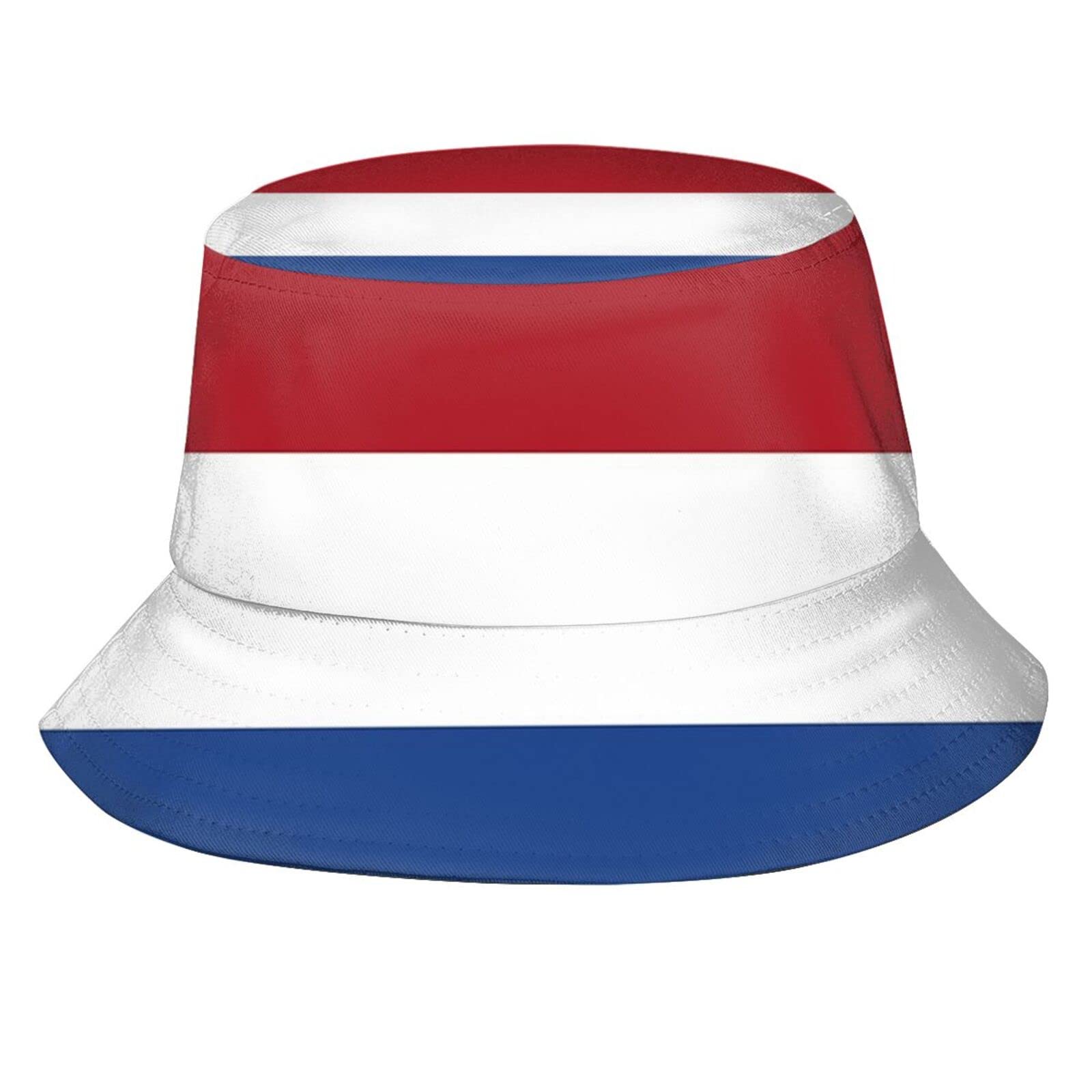 Stylish Unisex Patriotic Flag Bucket Hat - Packable Sun Hat for Outdoor Activities, Beach, Fishing & Travel - Fashionable UV Protection Cap for Women & Men