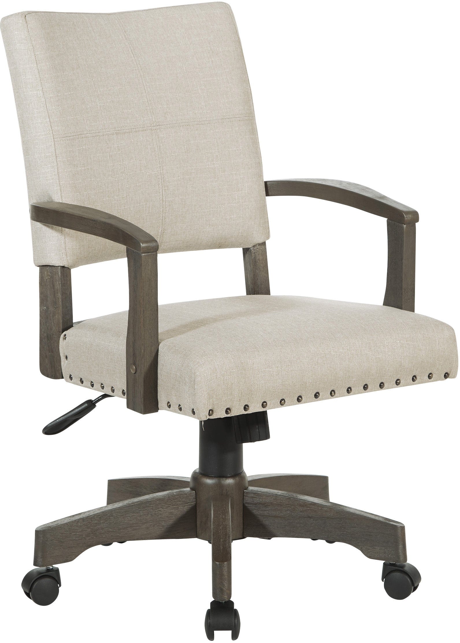 Office Star Santina Bankers Chair [111AG] - Ergonomic Swivel Office Chair with Adjustable Height for Home & Business Workspaces