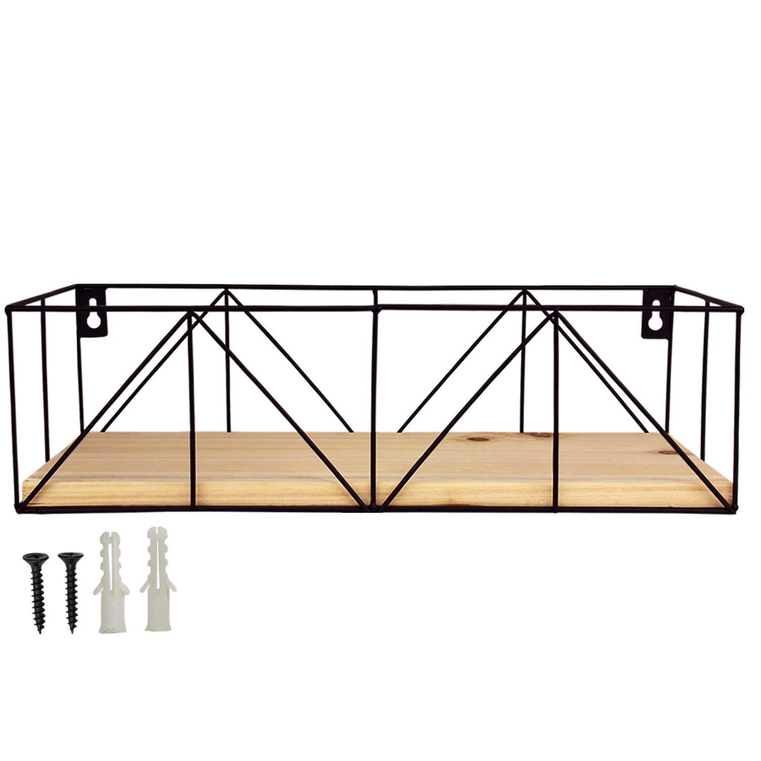 Blue Donuts Small Wire Baskets for Storage - Stackable Wall Mount Organizer Baskets | Rectangular Hanging Wire Basket for Kitchen, Pantry, Living Room | Perfect for Fruits, Vegetables & Home Organization