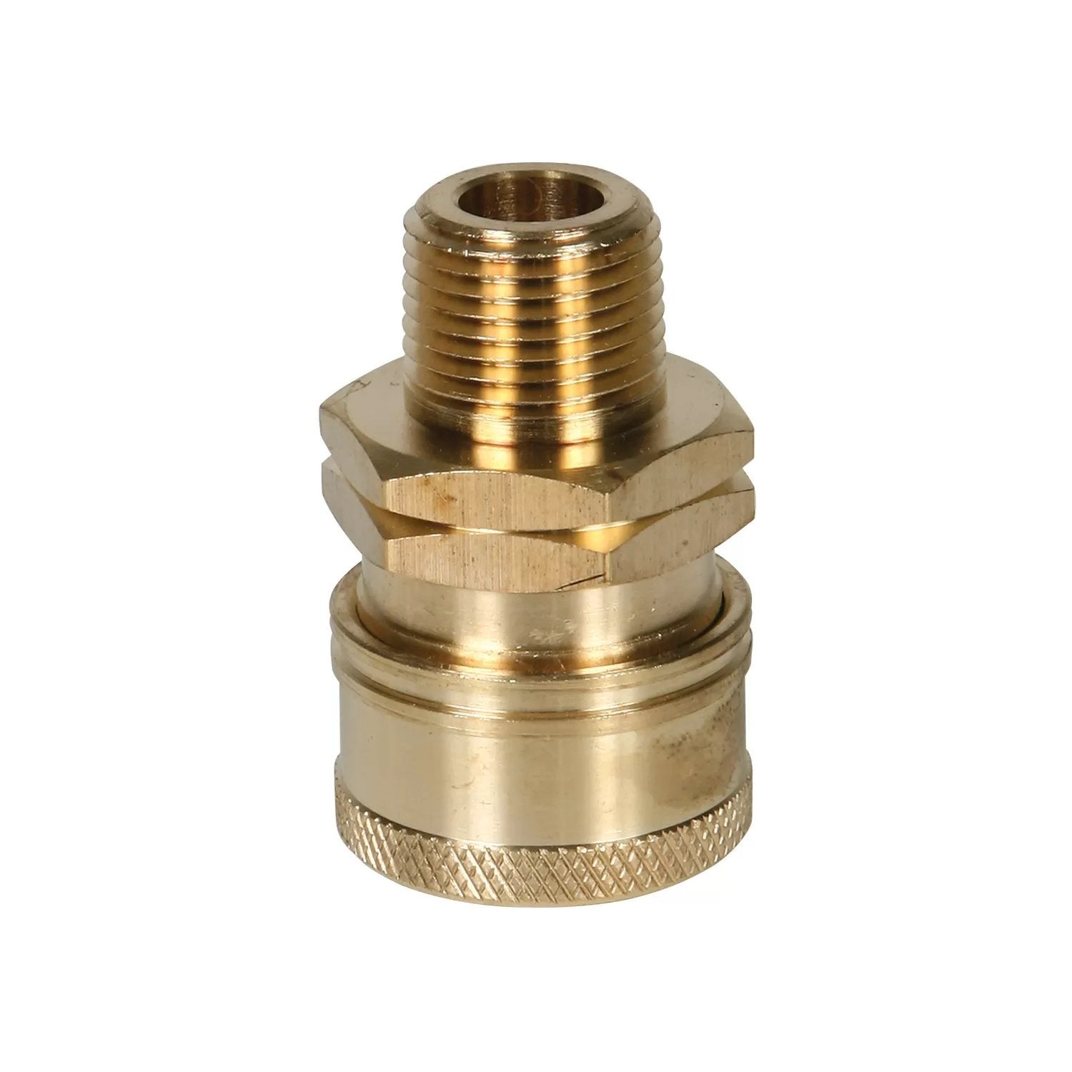 High-Quality Brass Sockets with Male Thread - Durable Plumbing & DIY Fittings for Home Repair and Industrial Use