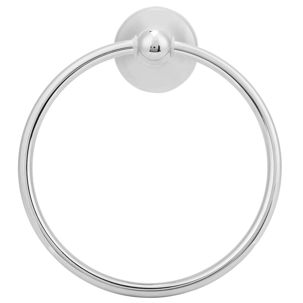 Stainless Steel Towel Ring Holder - Rustproof Round Bath Towel Rack for Kitchen, Hotel, Home & Bathroom - Durable & Wear-Resistant (340230) - Perfect for Hanging Hand Towels, Washcloths & Face Towels