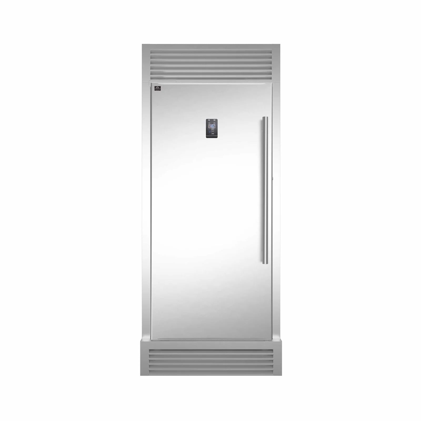 Forno 28 Rizzuto Pro Style Dual Combination Refrigerator & Freezer - 32LS Stainless Steel Commercial Fridge with Freezer (Model FFFFD1933) | Perfect for Restaurants, Catering & Home Kitchens