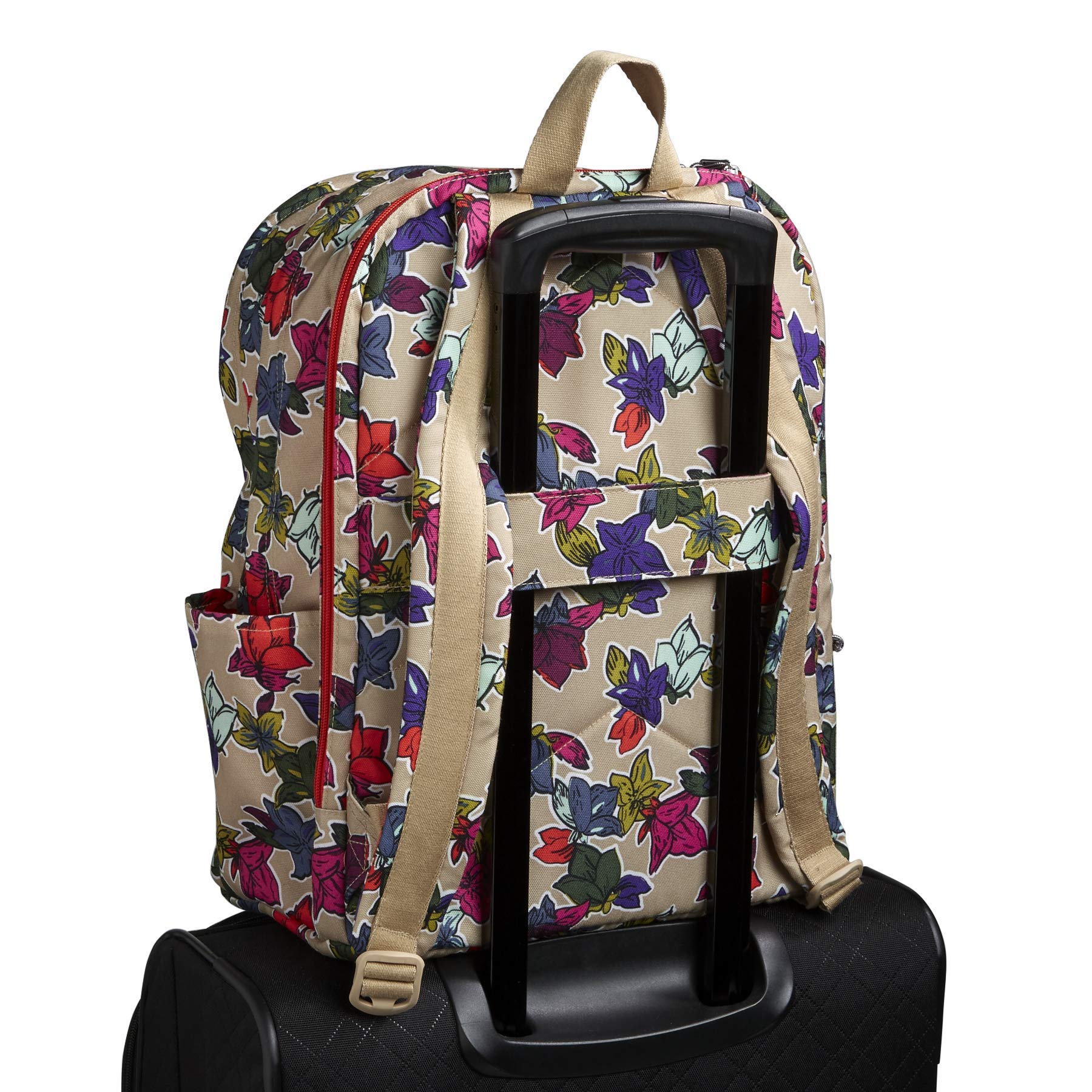 Vera Bradley Lighten Up Grand Backpack - Stylish & Spacious Laptop Backpack for Women, Perfect for Work, School & Travel | Water-Resistant & Lightweight Design