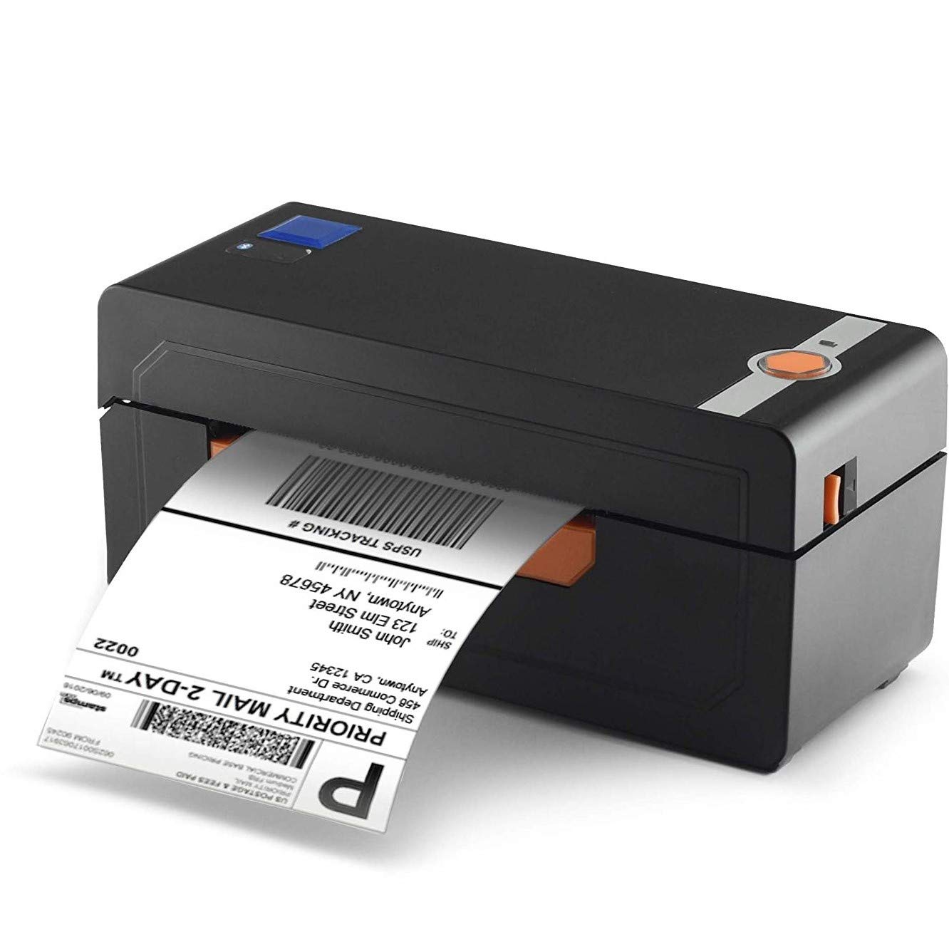 High Speed 4x6 Thermal Label Printer - Wireless Bluetooth Shipping Label Maker for Ecommerce, No Ink Needed - Compatible with Windows, MacOS, Android & iOS - Includes Label Tray - Perfect for Amazon FBA, eBay, Shopify & Small Business Shipping Labels