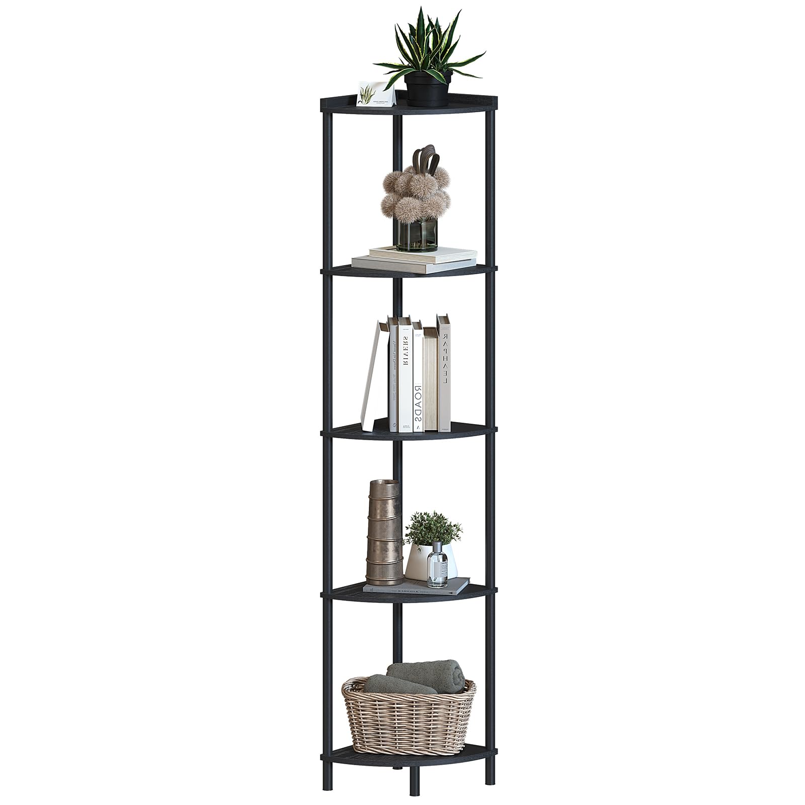 Industrial 5-Tier Corner Shelf - 65