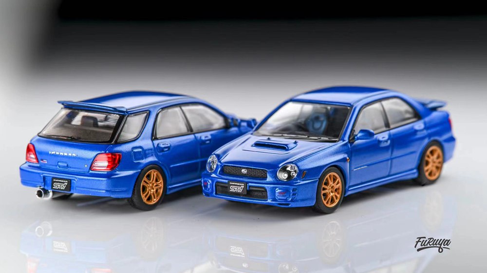 1:64 Subaru Impreza WRX STi GD/GG Diecast Model Car - Limited Edition Collectible Toy for Adults & Kids - Perfect for Display, Racing Games & Gift Giving