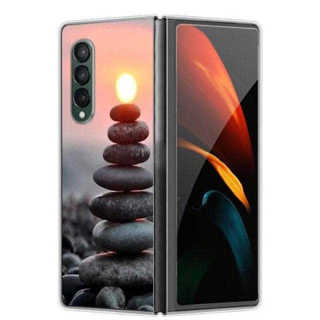 Durable Hard Plastic Galaxy Z Fold 3 5G Case with Stylish Design - Perfect for Everyday Protection & Gaming