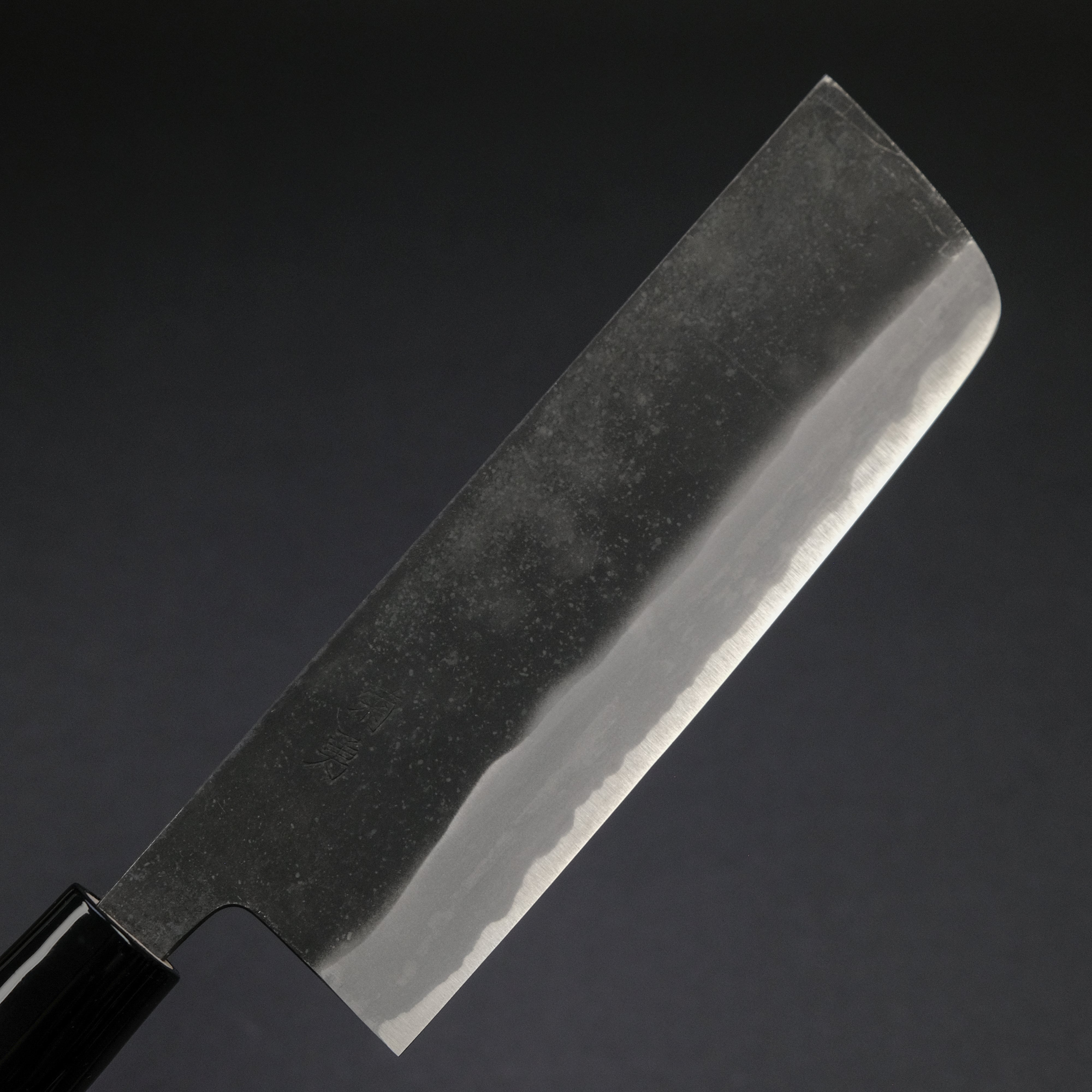 Premium Japanese Nakiri Knife 165mm - Morihei Kikuyu White #2 Kurouchi with Poplar Handle - Perfect for Vegetable Chopping, Sushi Prep & Asian Cuisine