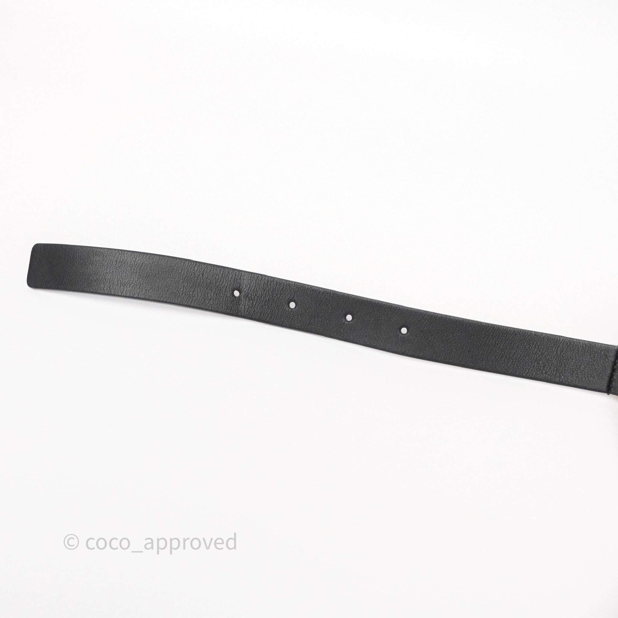 Chanel CC Woven Chain Black Leather Belt with Gold Hardware - Luxury Women's Fashion Accessory for Parties & Formal Events