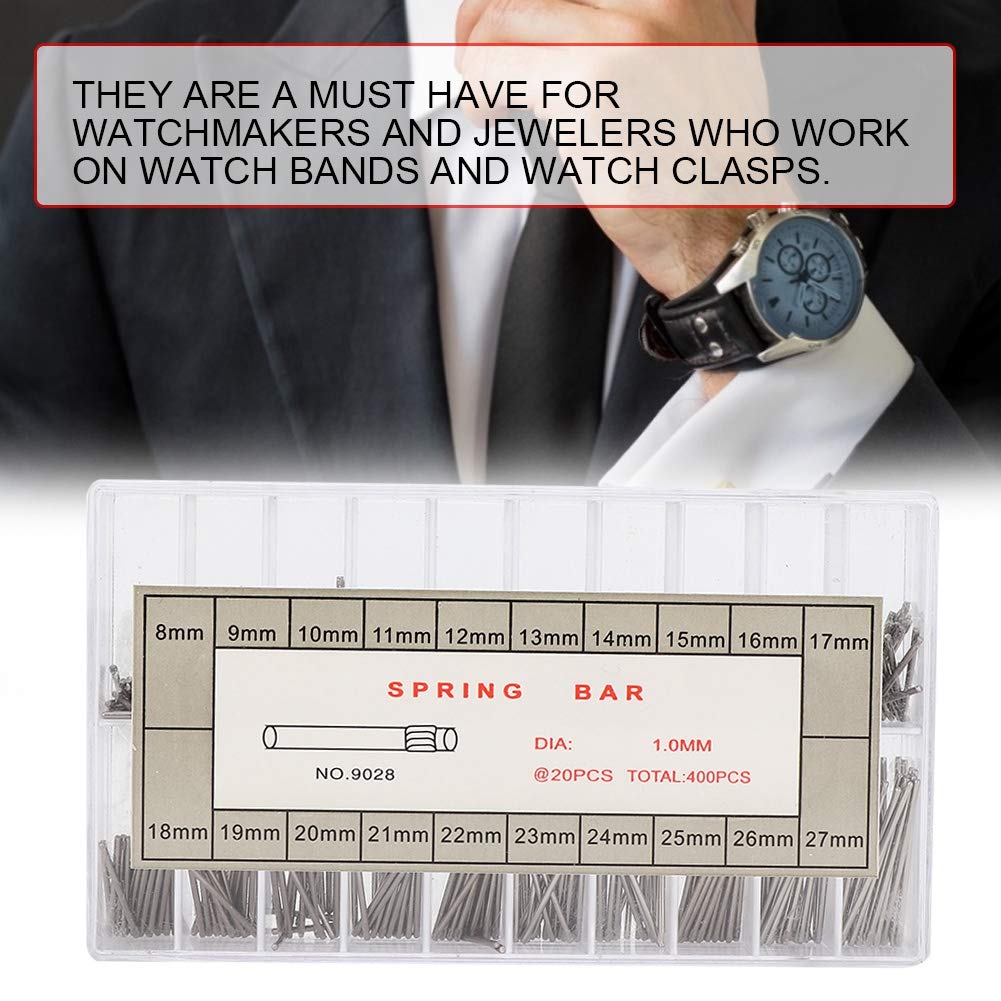 Premium Watch Band Repair Tool Kit - Watch Link Pin Remover, Spring Bar Tool & Strap Connectors for Easy Watch Repair | Perfect for DIY Watch Maintenance & Professional Watchmakers