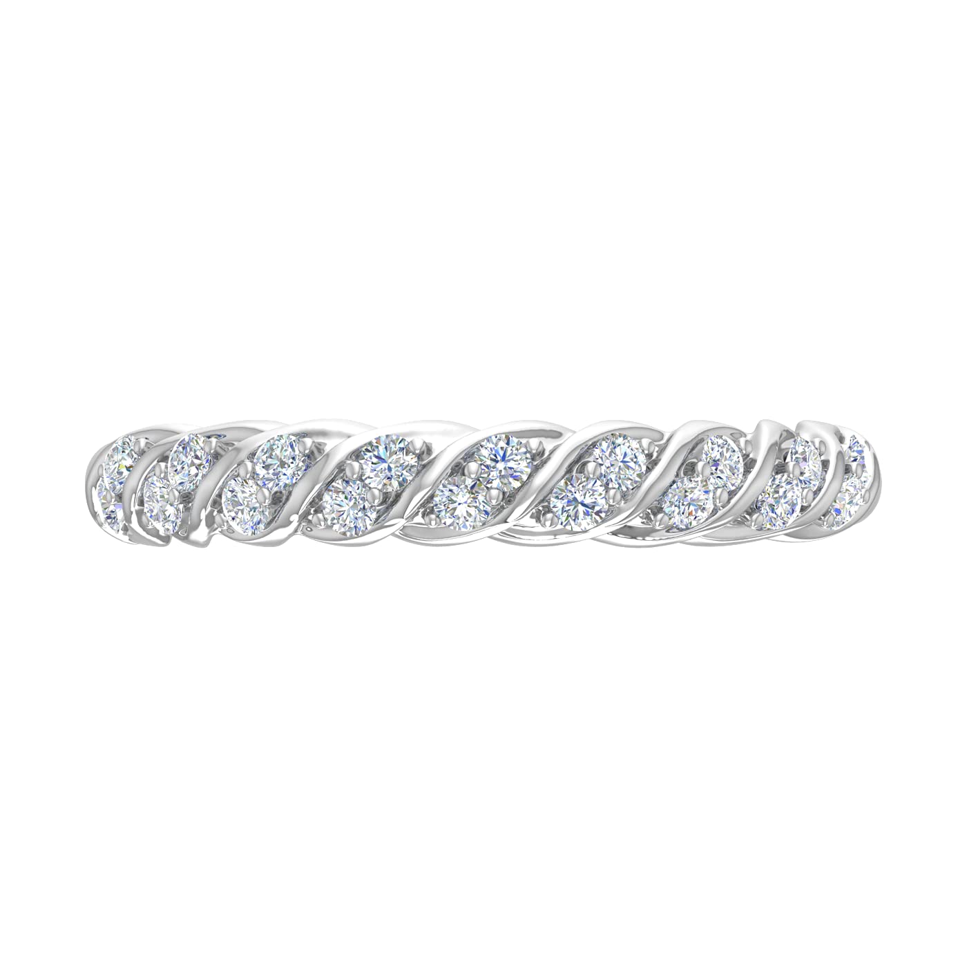 1/4 Carat Diamond Wedding Band Ring in 10K Gold - Elegant Bridal Jewelry for Engagement, Anniversary & Special Occasions
