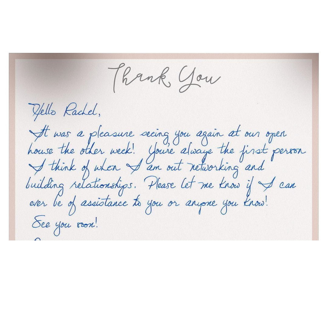 Personalized Handwritten Notes - Custom Calligraphy Greeting Cards for Birthdays, Weddings & Thank You - Perfect for Special Occasions & Heartfelt Messages