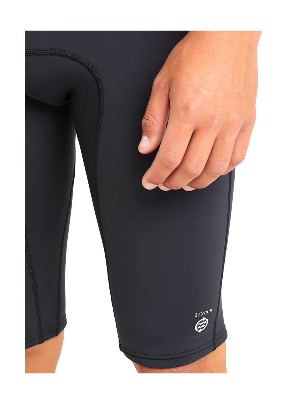 Billabong Men's 2mm Absolute Natural BZ FL Short John Wetsuit for Surfing, Diving & Water Sports - Comfortable Neoprene Wetsuit with UV Protection