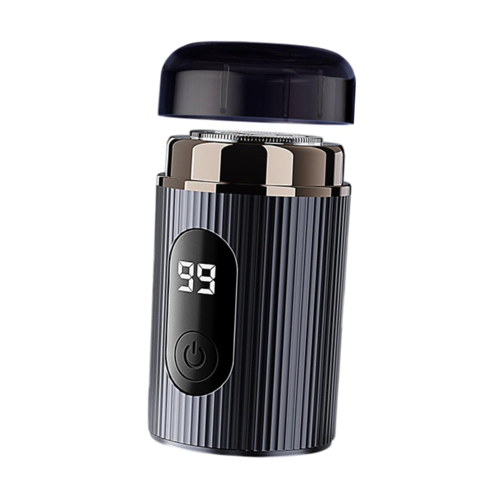 Professional Electric Shaver for Men - USB Rechargeable Beard Trimmer with Wet/Dry Dual Use, Portable Travel Shaver for Car & Home - Gray | Perfect for Grooming, Business Trips & Daily Shaving Routine