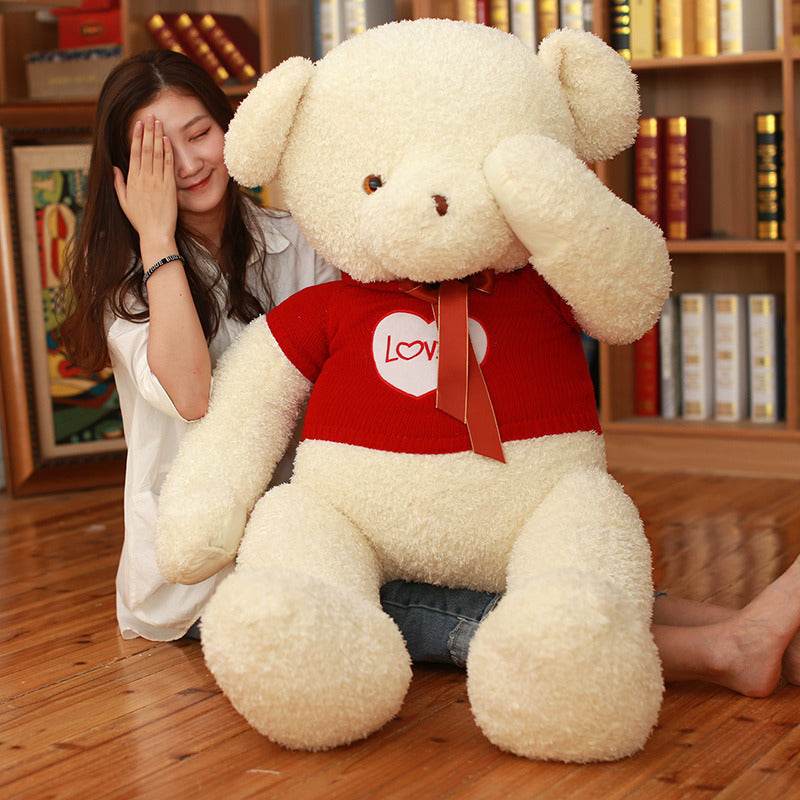 51 Inch Giant Stuffed Teddy Bear - 4.2ft Huge Plush Bear Toy | Perfect for Valentine's Gifts, Nursery Decor, and Birthday Surprises