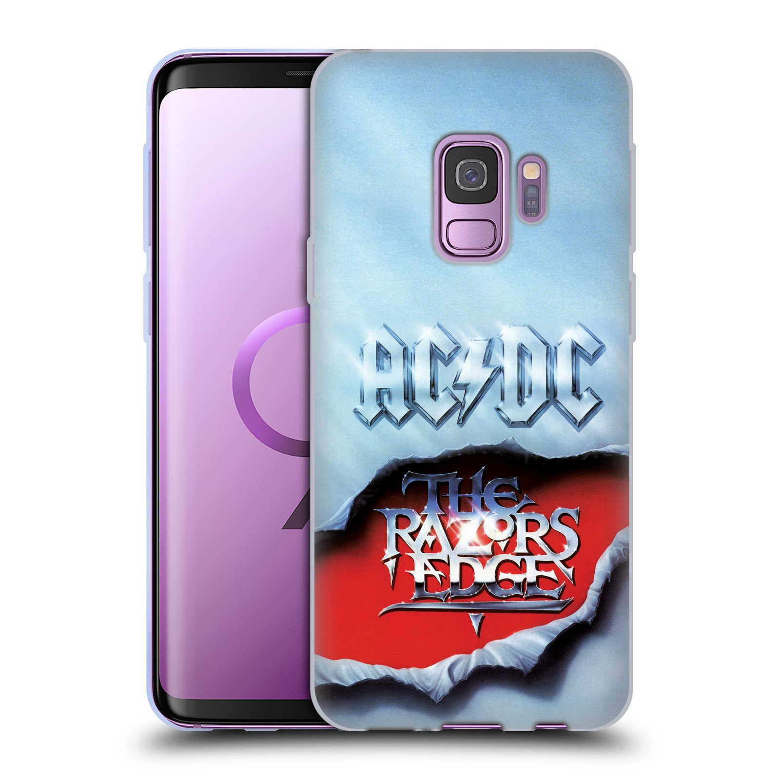 Official AC/DC The Razors Edge Album Art Soft Gel Case for Samsung Galaxy S9 - Rock Music Fan Protective Phone Cover - Perfect for Concerts, Gifts & Everyday Use