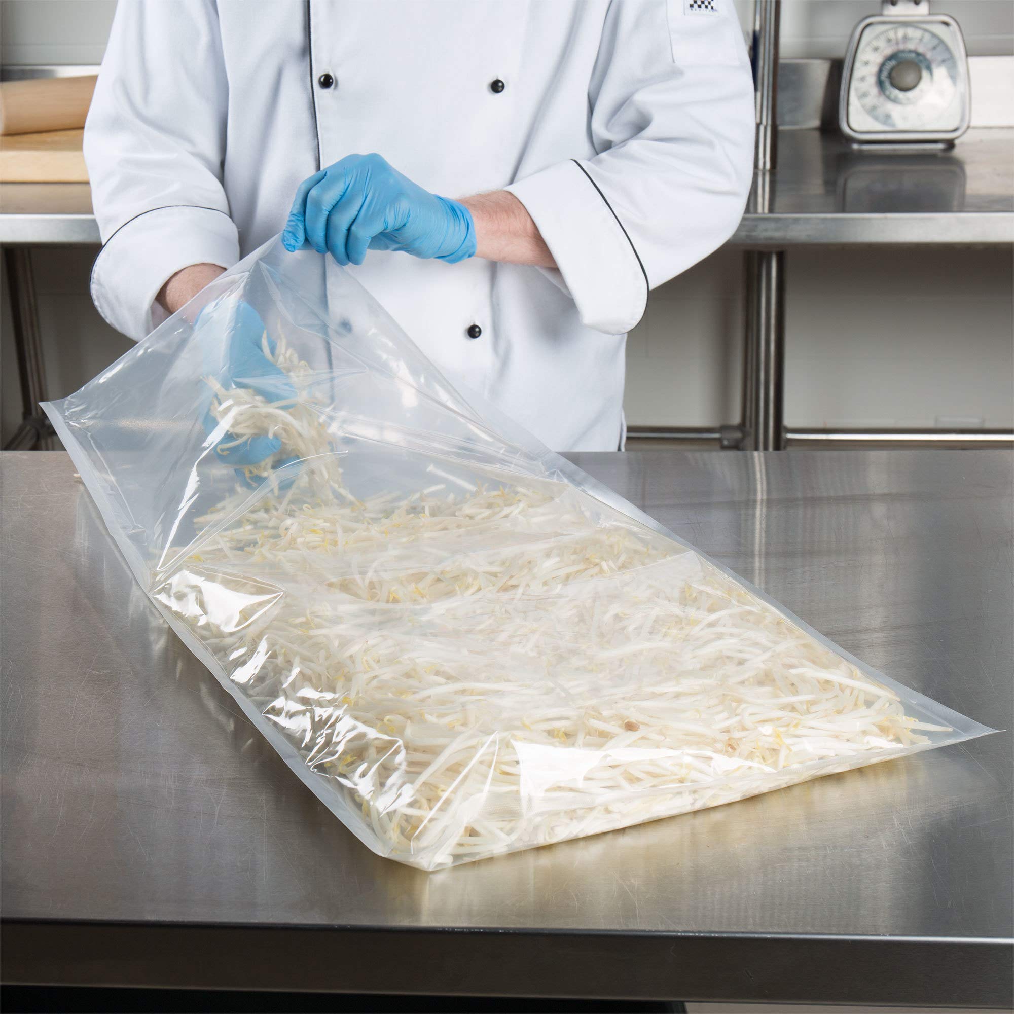 APQ 500 Pack Clear 12x18 Vacuum Sealer Bags - 3 Mil Thick Co-Extruded Polyethylene Food Storage Bags for Sous Vide, Meal Prep & Long-Term Freezer Storage | Commercial & Home Use