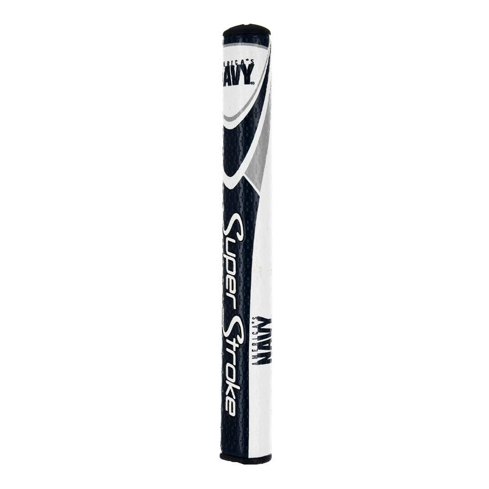 SuperStroke Military Golf Putter Grip Mid Slim 2.0 | Cross-Traction Texture & Oversized Design | Consistent Stroke with Even Grip Pressure | Non-Slip Performance for Indoor & Outdoor Golf Practice