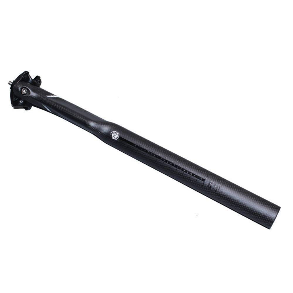 Premium Bicycle Seat Post - 30.8-400mm Suspension Saddle Post for Trekking, E-Bike, MTB & City Bikes | Durable Black Bike Seatpost for Comfortable Cycling | Perfect for Commuting, Mountain Trails & Urban Riding