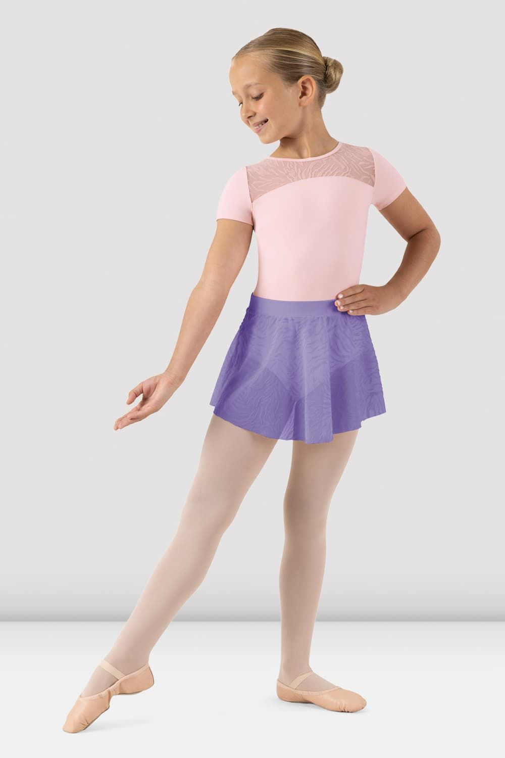 Olivia Mesh Pull On Skirt for Girls - Stretchy Comfortable Elastic Waist Skirt - Perfect for School, Playdates & Casual Outfits