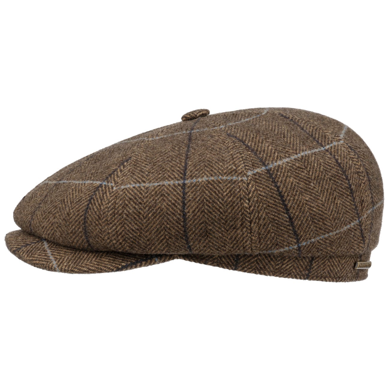 Stetson Hatteras Gallanger Wool Flat Cap for Men - Classic Winter Hat for Outdoor Activities, Travel & Casual Wear