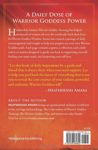 Warrior Goddess Wisdom: Daily Inspiration & Empowerment for Women – Motivational Book for Self-Improvement, Confidence & Spiritual Growth | Perfect for Meditation, Journaling & Personal Development