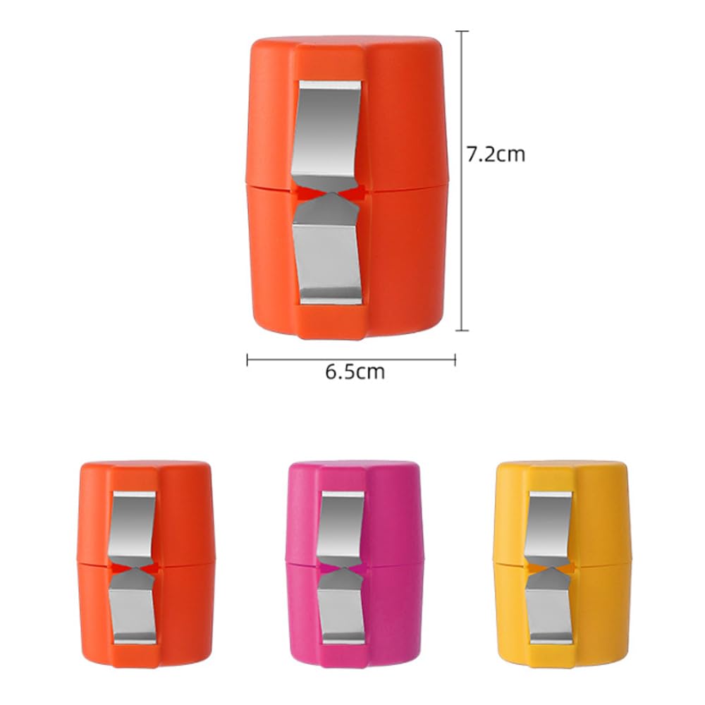 2024 Upgraded Egg Shell Opener & Cracker Tool - 3pcs Pink Multifunctional Cube Egg Separator for Raw Eggs | Effortless Handheld Kitchen Gadget | Perfect for Baking, Cooking & Breakfast Prep