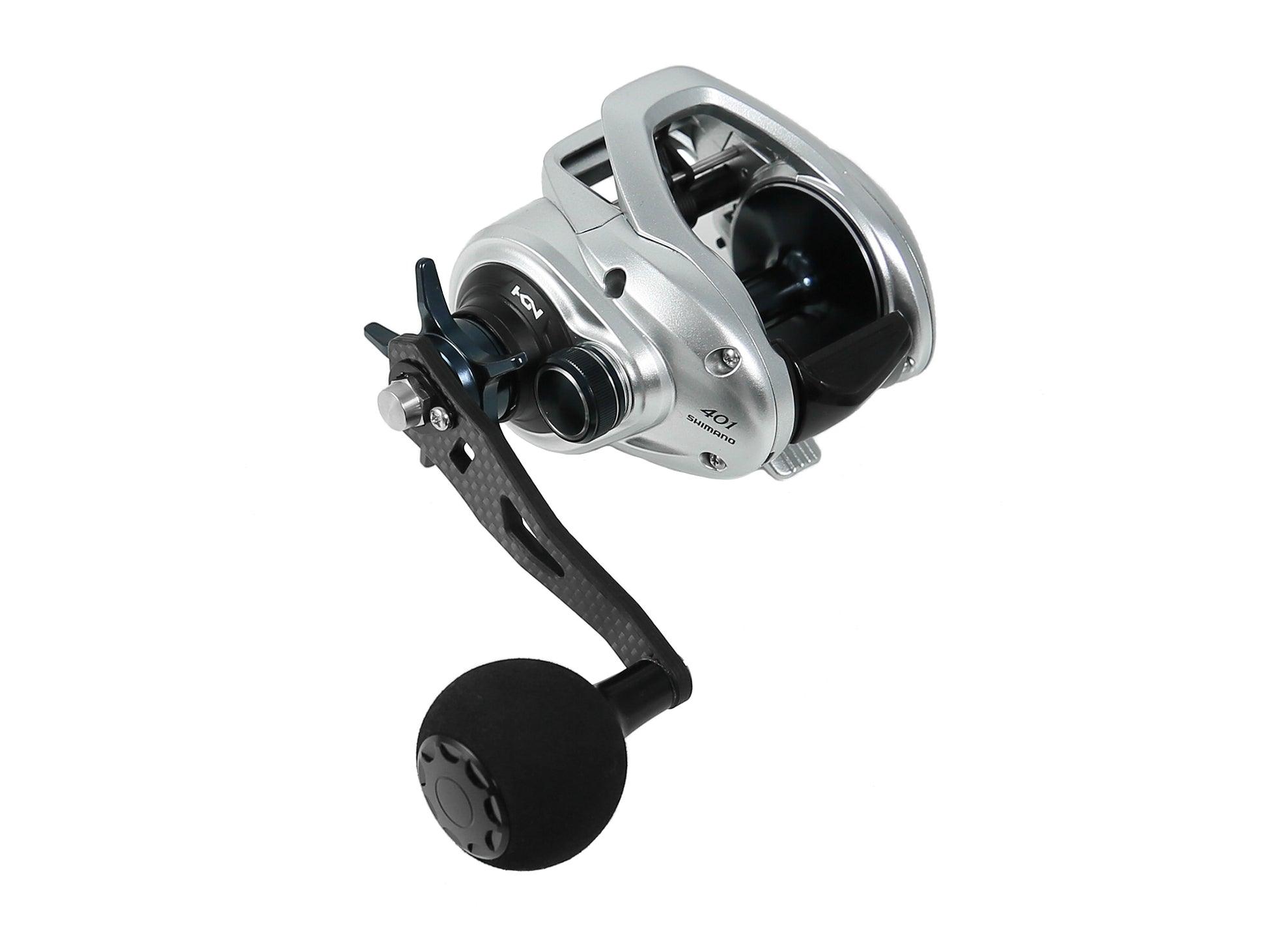 Jigging World Power Handle for Shimano Tranx 300 & 400 Baitcasting Reels - Upgrade Your Fishing Gear for Saltwater & Freshwater Angling
