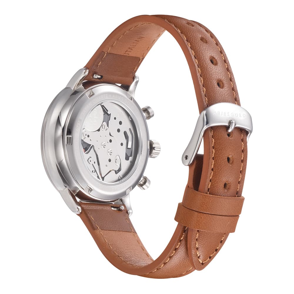 ARIES GOLD VENTURER G 1033 & L 1034 Stainless Steel Chronograph Couple Watch Set - Perfect for Anniversary Gifts & Matching Couple Fashion