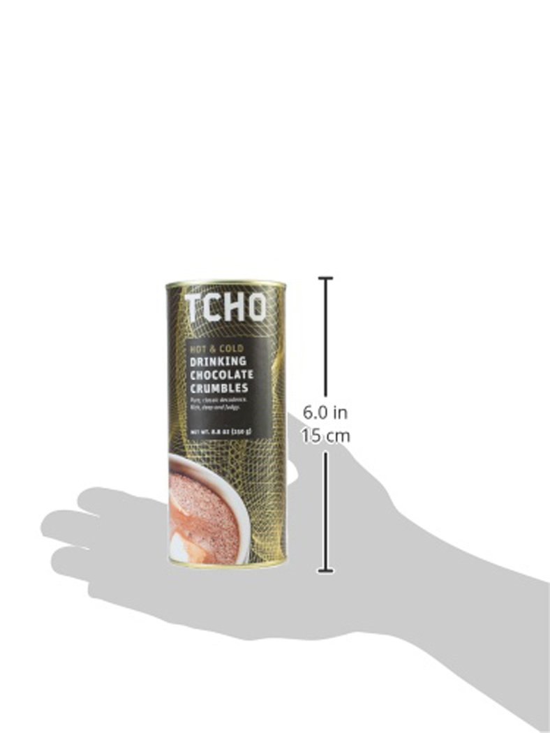 TCHO Chocolate Crumbles 8.8oz for Hot/Cold Drinks & Baking
