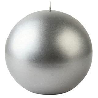 Jeco Metallic 4-inch Gold Ball Candles - Pack of 12 - Elegant Decorative Candles for Weddings, Parties & Home Decor