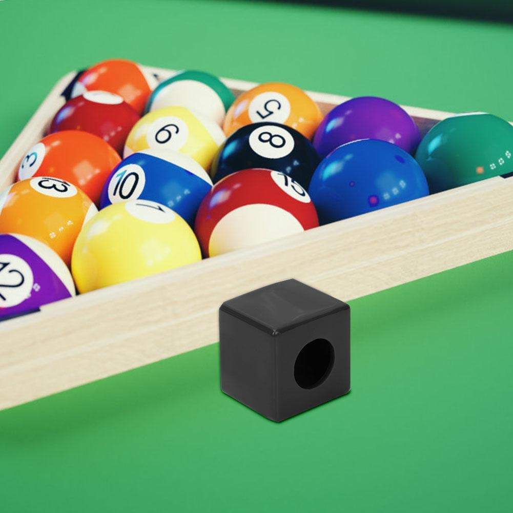 Premium Billiard Chalk Holder - Black Pool Cue Accessory for Smooth Tip Lubrication | Portable & Secure Fit | Perfect for Bars, Game Rooms & Professional Tournaments