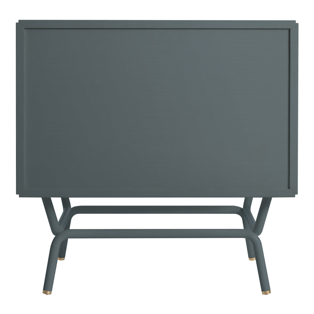 Modern Blu Dot Dang Nightstand - Minimalist Bedside Table with Storage Shelf | Perfect for Small Spaces, Bedrooms & Apartments