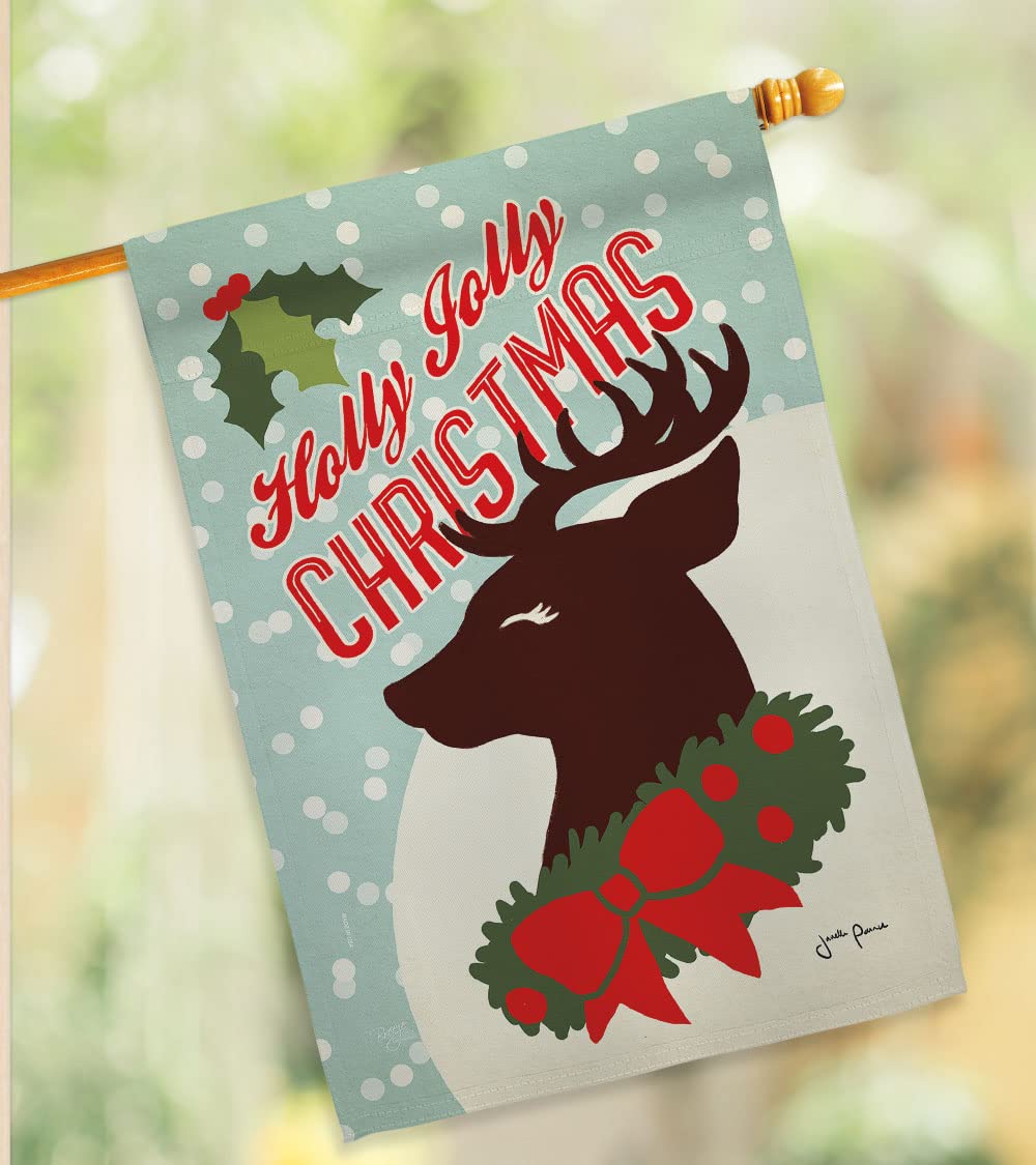 Holly Jolly Christmas Flags Set - 28