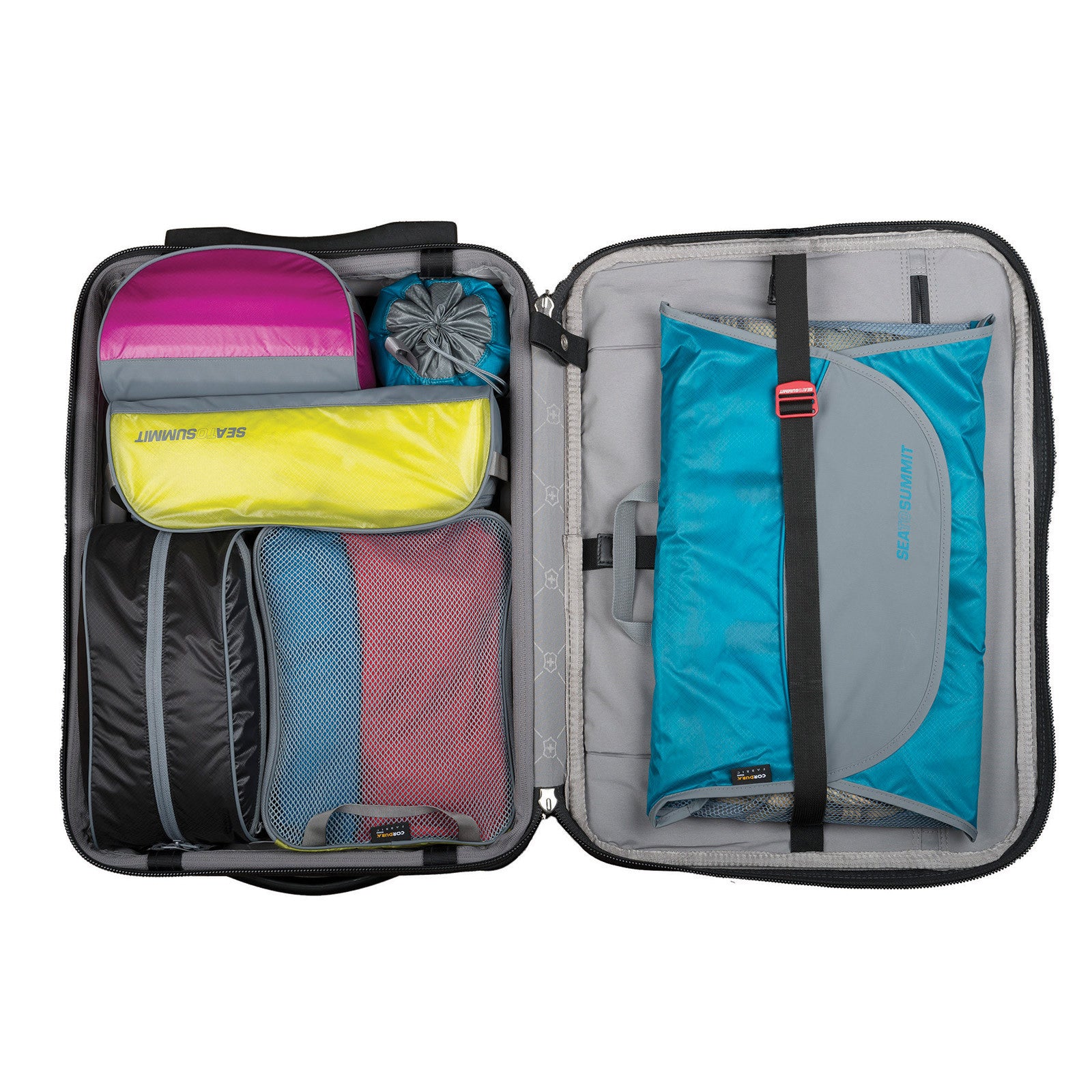 Sea to Summit Travelling Light™ Packing Cells - Waterproof Travel Organizer Bags for Backpacking, Camping & Hiking Gear - Compact Luggage Storage Solution for Outdoor Adventures