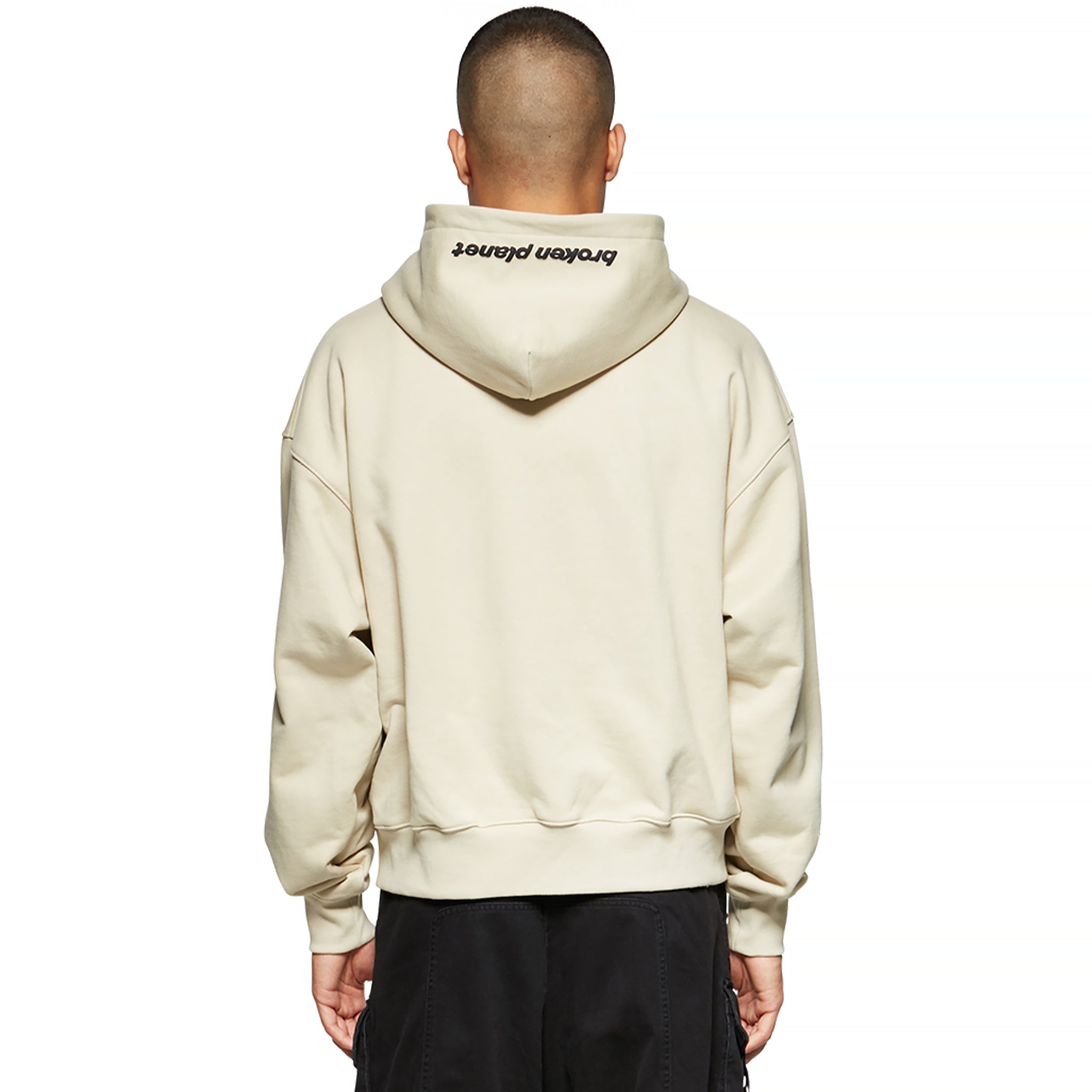 Broken Planet Outer Space Bone White Zip Up Hoodie - Stylish Men's & Women's Streetwear for Urban Fashion & Casual Wear