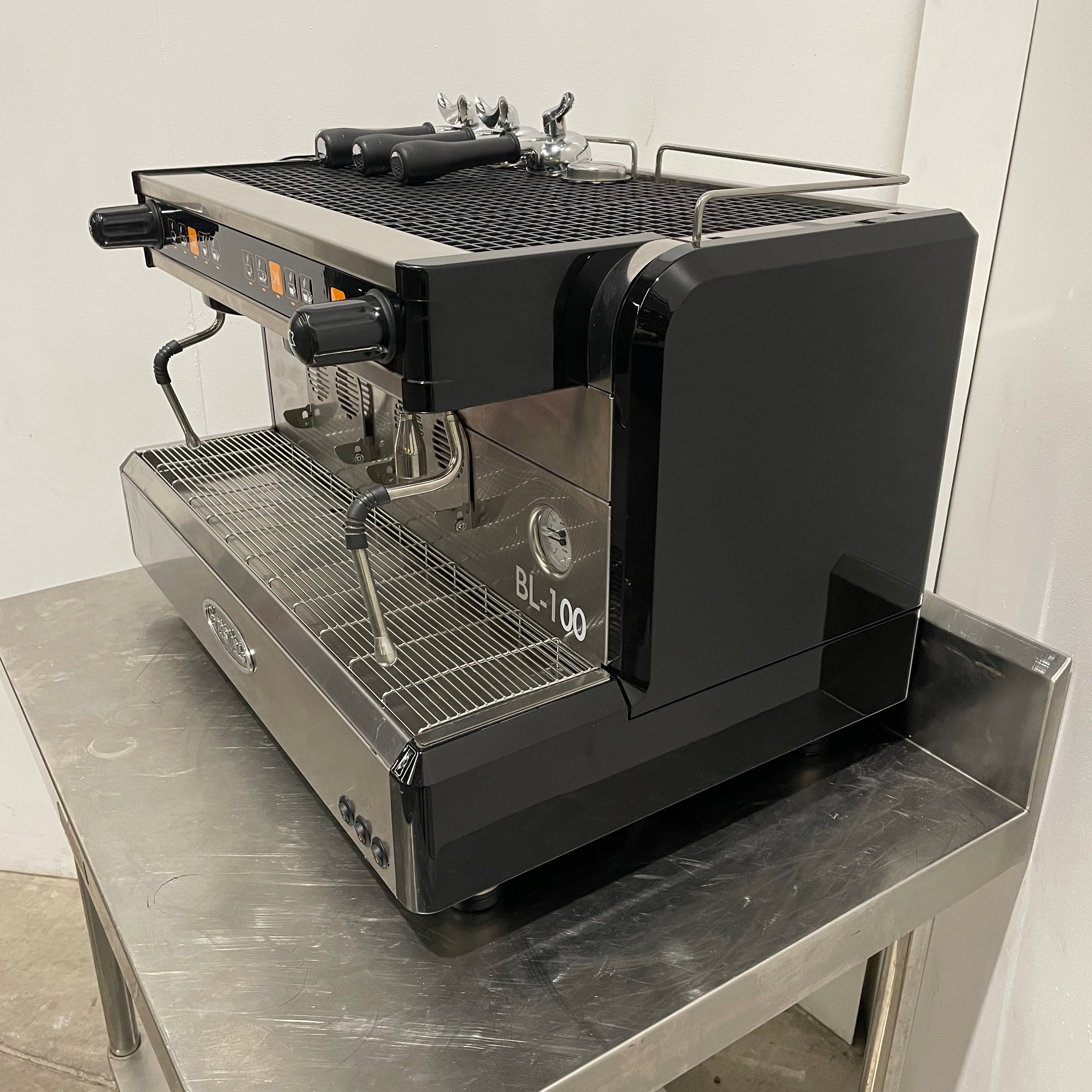 Brasilia BL 100 2 Group Commercial Coffee Machine for Restaurants & Cafes - Professional Espresso Maker with High Capacity