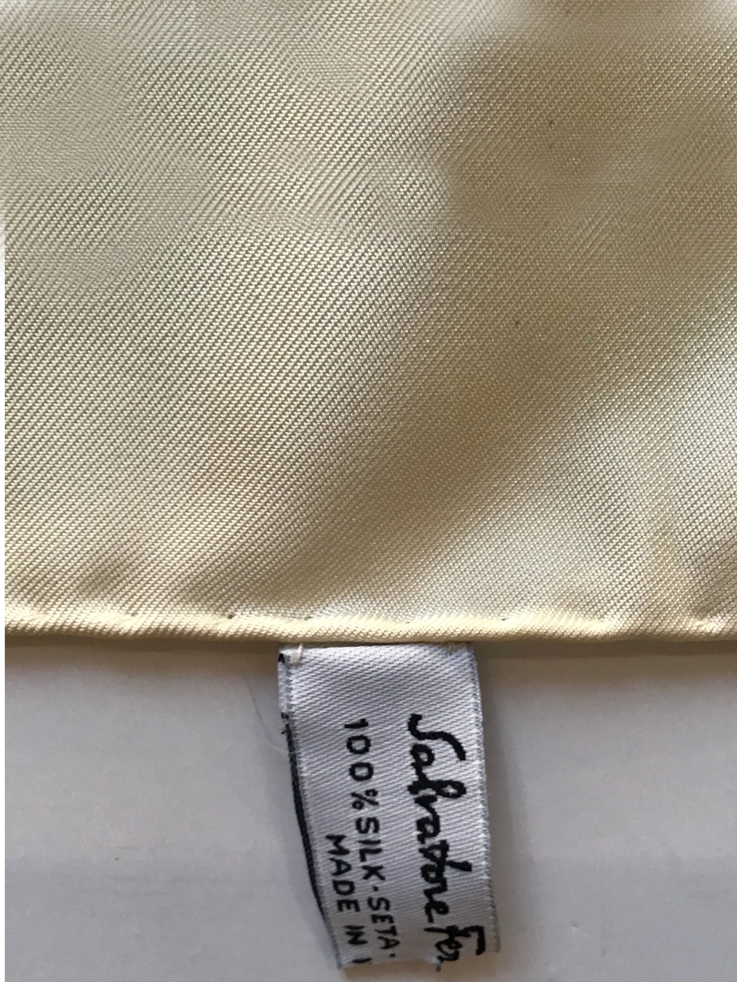 Salvatore Ferragamo Floral Silk Scarf for Women - Luxury Designer Fashion Accessory for Elegant Outfits & Special Occasions