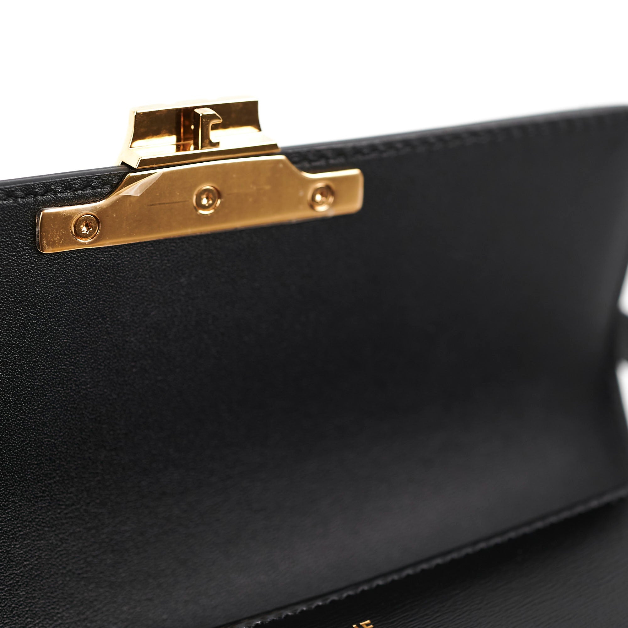 Celine Triomphe Black Leather Shoulder Bag for Women | Luxury Designer Handbag for Work, Travel & Evening Events