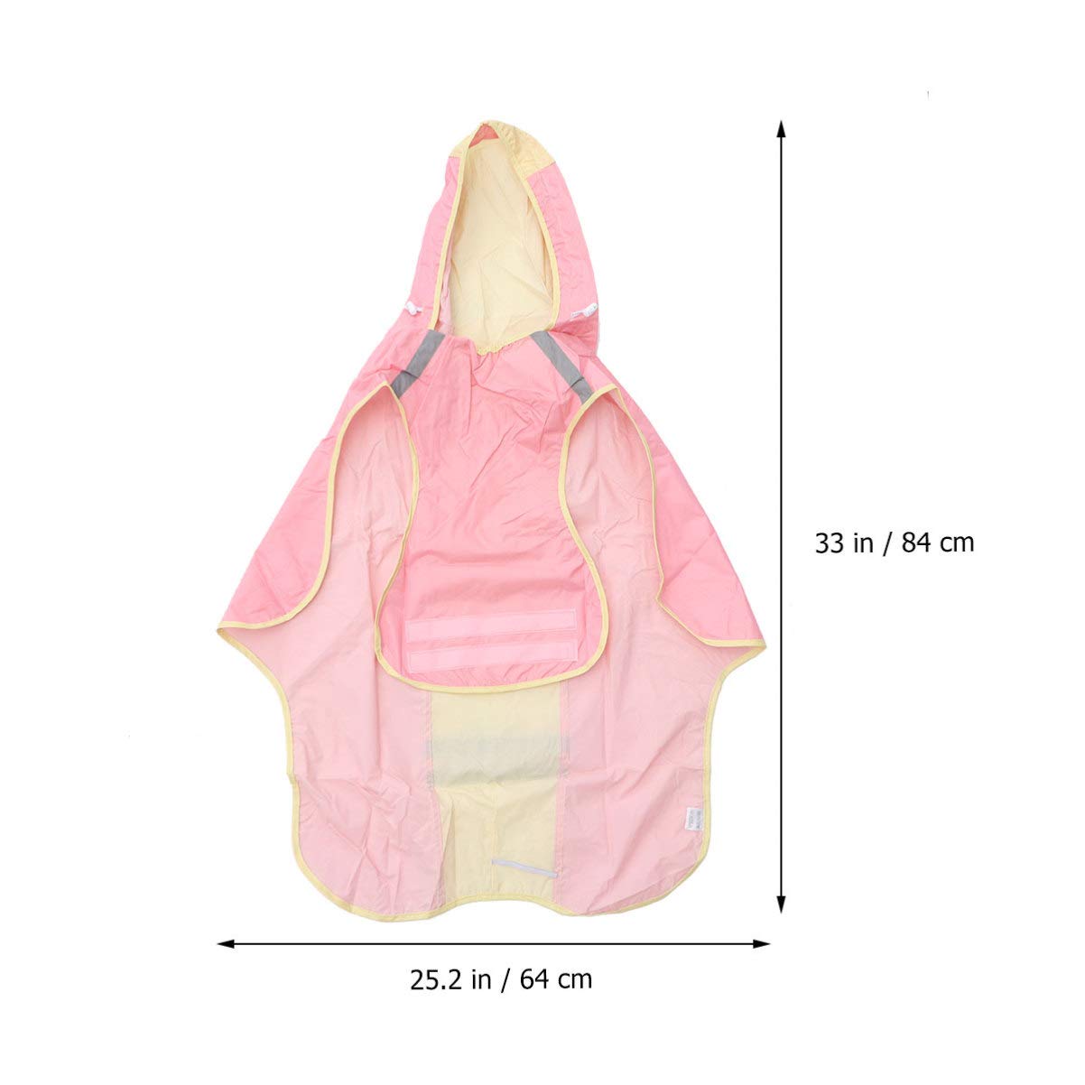 Balacoo Waterproof Dog Raincoat - Reflective Poncho for Greyhounds, Huskies & Puppies | Lightweight Dog Vest for Rainy Day Walks, Outdoor Adventures & Pet Safety