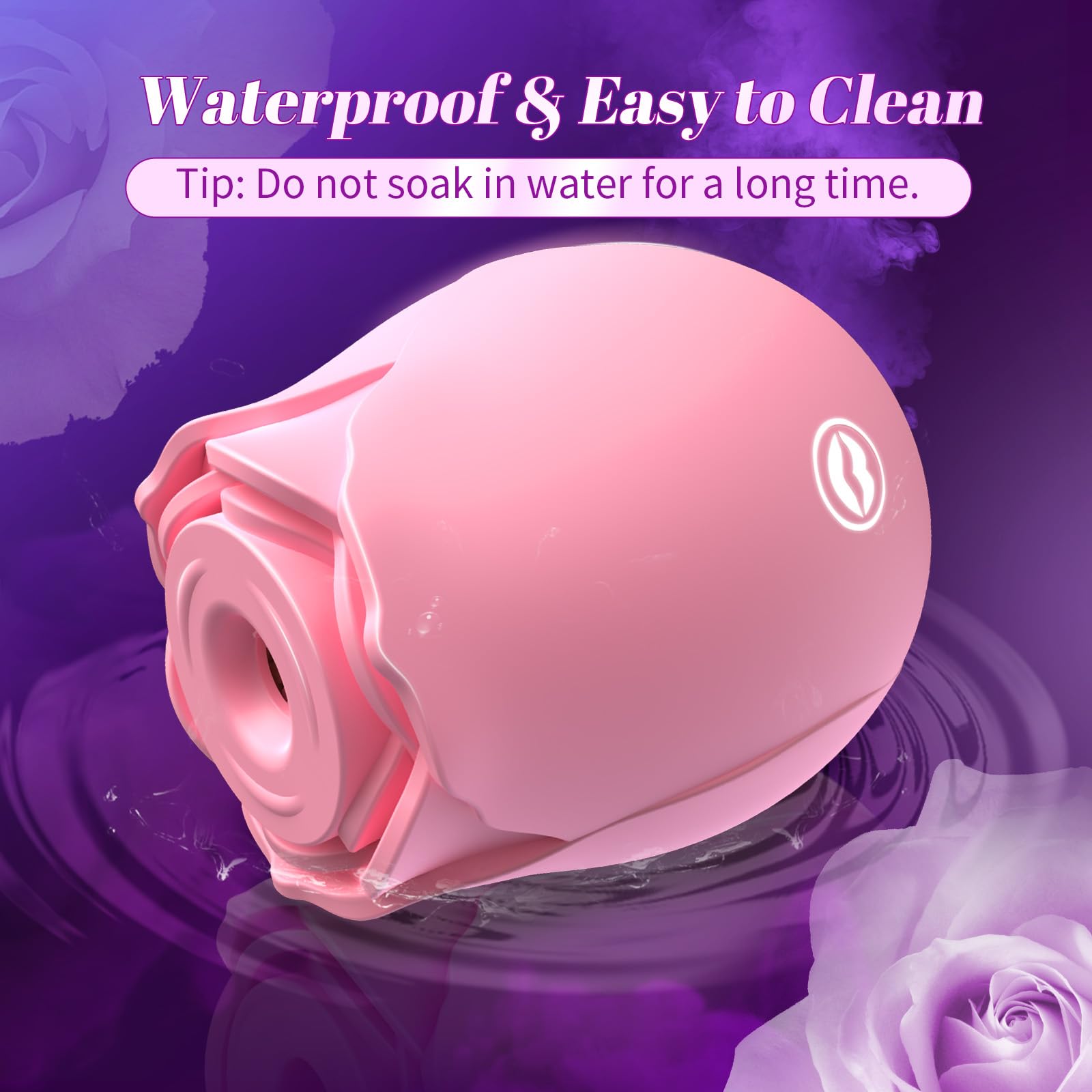 Lolitree Rechargeable Clitoral Stimulator - 10 Vibration Modes & APP Control, Pink Suction Vibrator for Women's Pleasure, Adult Sex Toy for Couples & Solo Play - Perfect for Bedroom Fun, Romantic Nights & Self-Care Moments