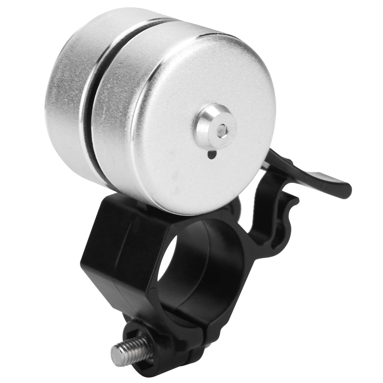Premium Aluminum Alloy Bike Alarm & Bell - Loud Bicycle Security Alarm with Convenient Ring Function - Anti-Theft Protection for Mountain Bikes, Road Bikes & Commuter Bicycles (Silver) - Perfect for Urban Cycling, Trail Riding & Daily Commutes