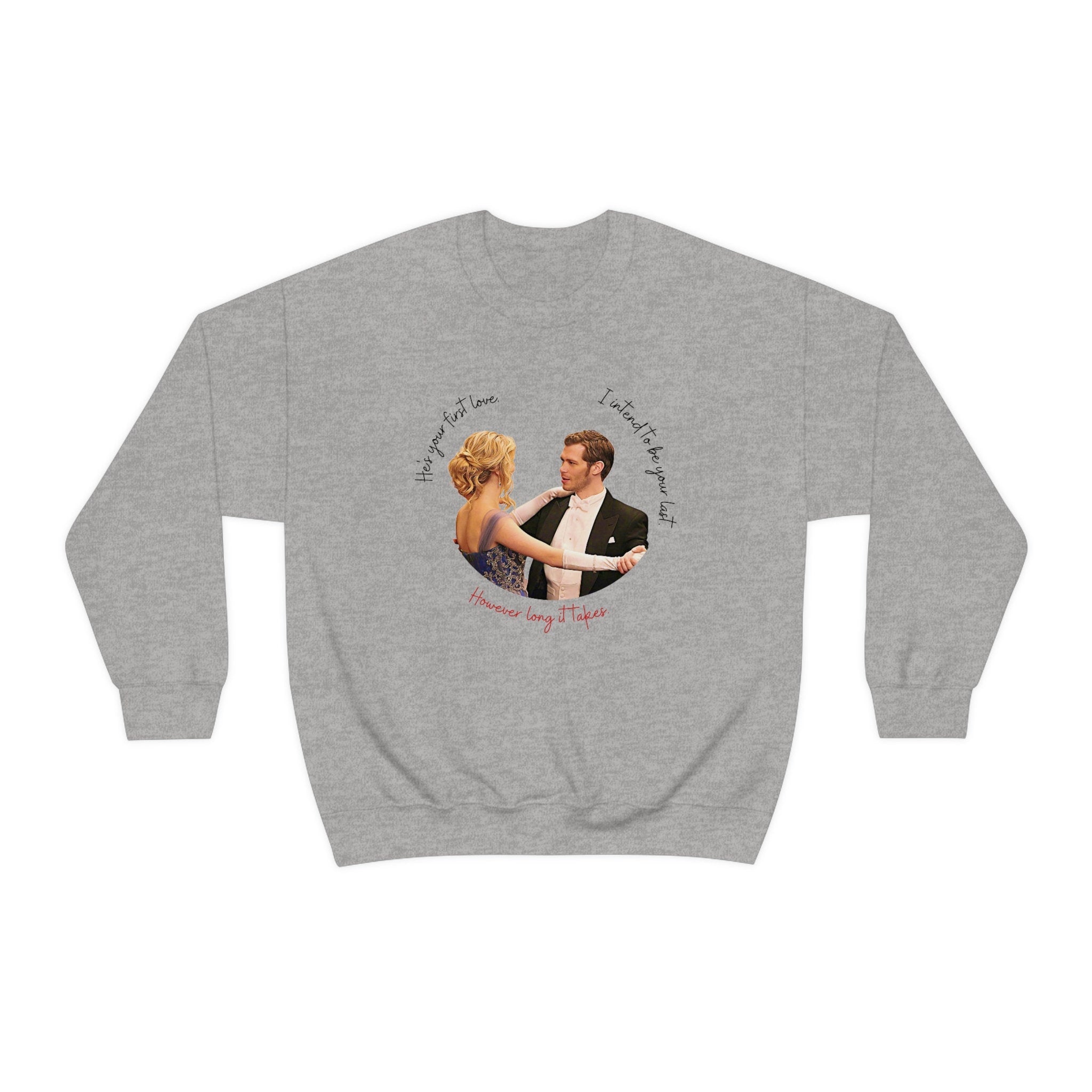 Klaroline Sweatshirt | The Vampire Diaries & The Originals Merch | Klaus Mikaelson & Caroline Forbes TVD Hoodie - Perfect for Halloween Cosplay, TV Show Fan Gifts, and Vampire-Themed Parties